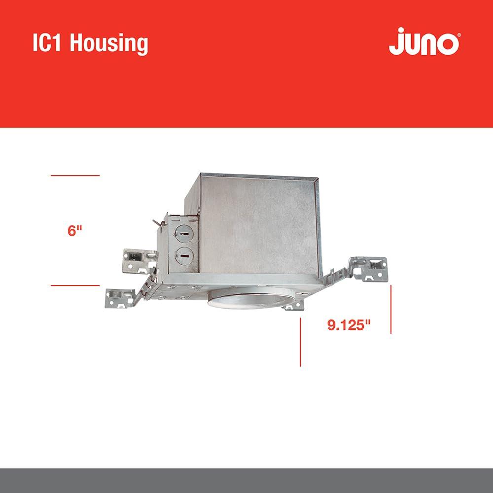 Juno Lighting Juno Lighting IC1 Contractor Select 4-Inch IC Rated New Construction Recessed Housing