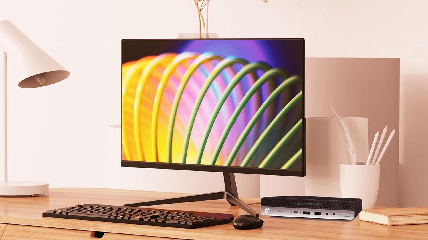 HP HP EliteDesk 800 G4 Mini Grade A Desktop, Intel Core i5-8500T Professor, 2.1 GHz, 16GB DDR4 RAM, 512GB SSD, Wi-Fi, Bluetooth, Windows 10 Pro 64 bit (Renewed)