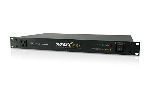 SurgeX SurgeX SX-1115-RT Rack Mount Surge Eliminator - Surge Protector/Power Conditioner for Audio, Video, Security & IT - 120 Volt/15 Amp, 1U