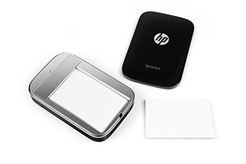 HP Sprocket HP Sprocket Portable Photo Printer, Print Social Media Photos on 2x3" Sticky-Backed Paper - Black (X7N08A)