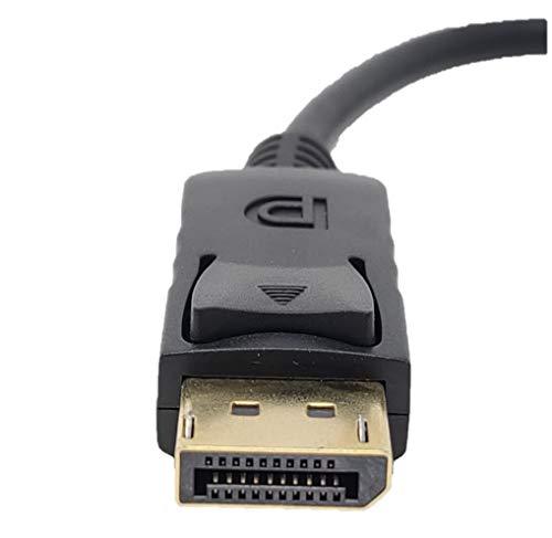 MICRO CONNECTORS Micro Connectors, Inc. 9-Inch DisplayPort Male to HDMI Female Dongle (DP-HDMI-9)