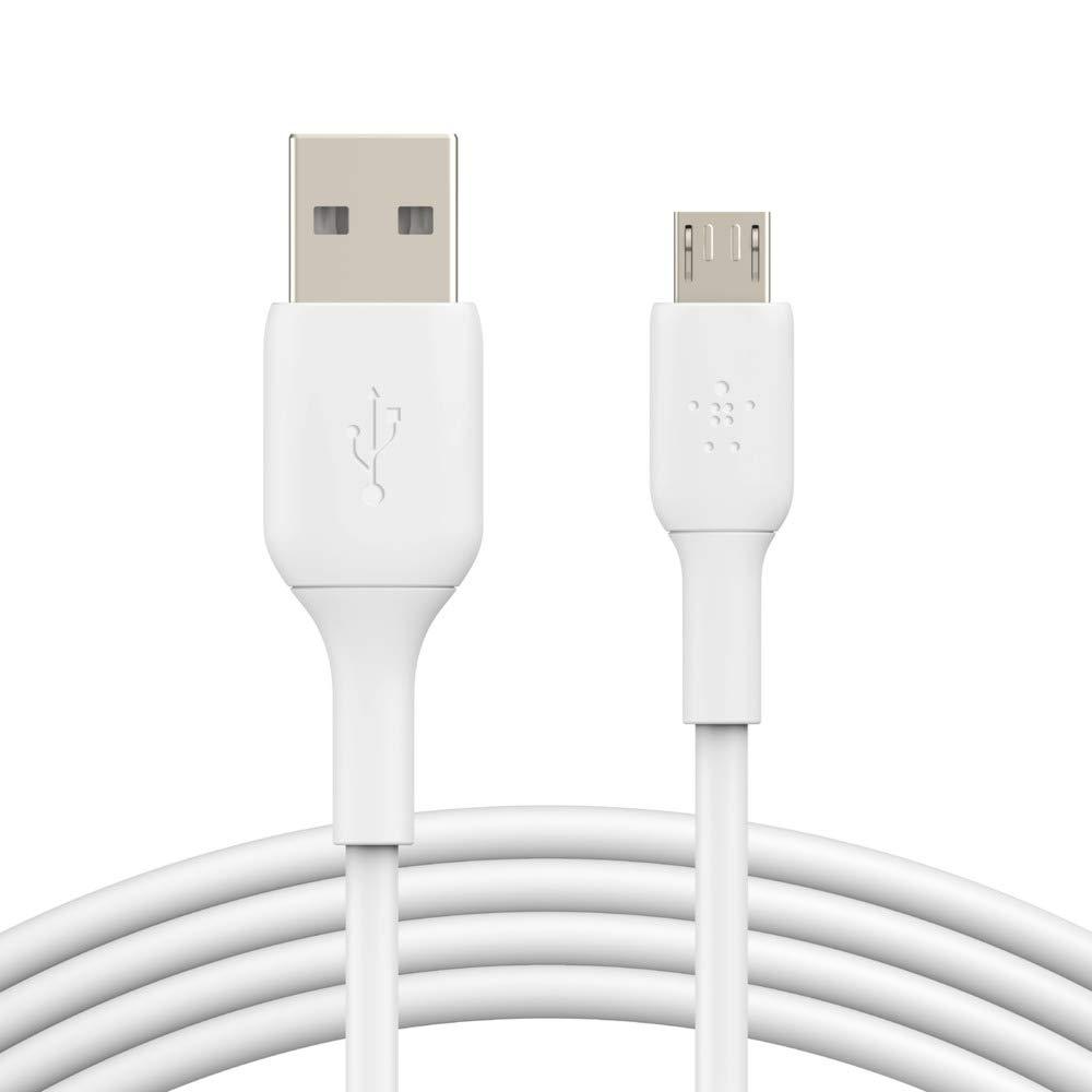 Belkin Belkin CAB005bt1MWH 3.3-Foot BOOSTCHARGE USB-A to Micro-B (White)