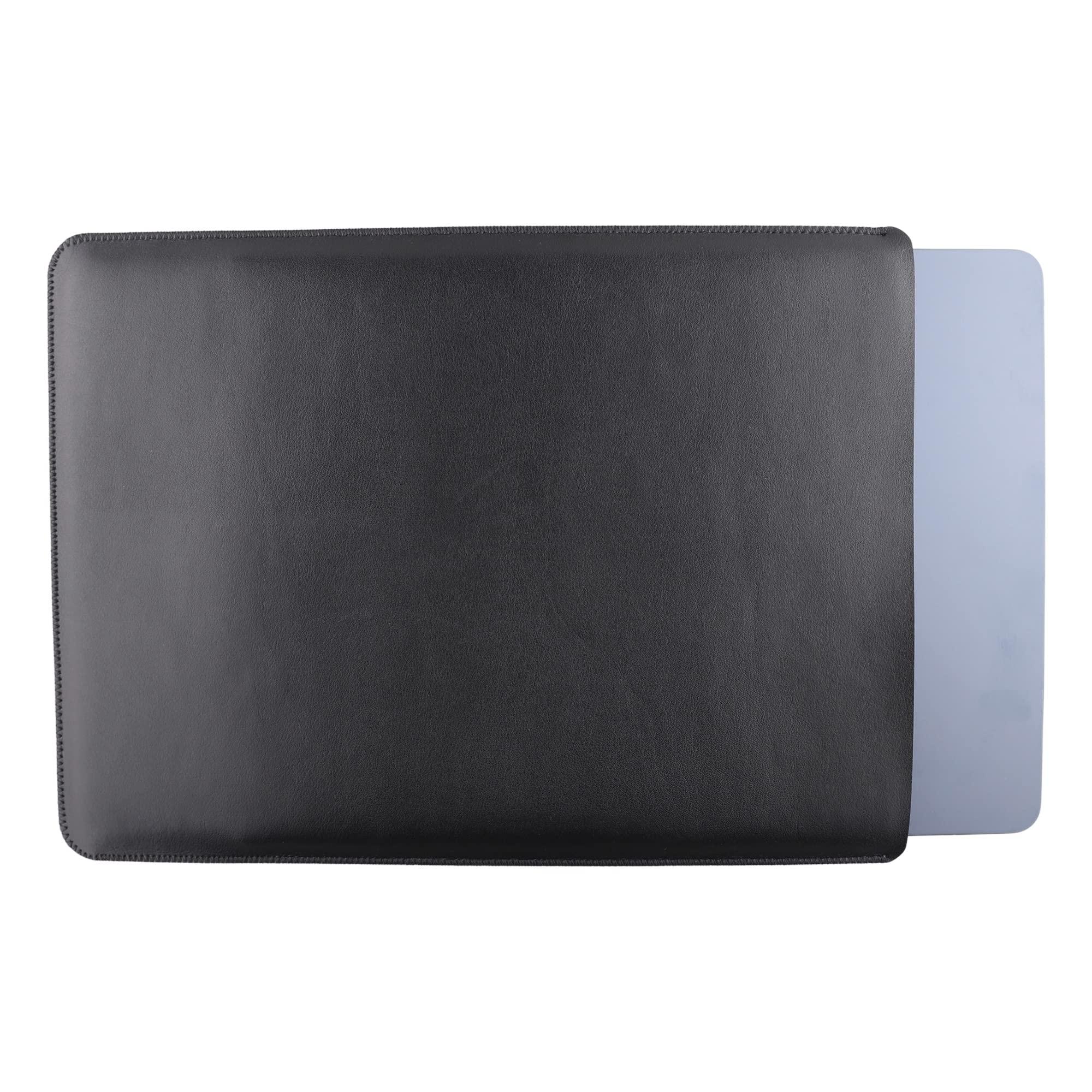 GuardV GuardV Faux Leather Sleeve for Apple MacBook Pro 16 inch M1 M2 A2415 A2416 A2651 A2652 - Protective Carrying Case Cover Pouch - Black