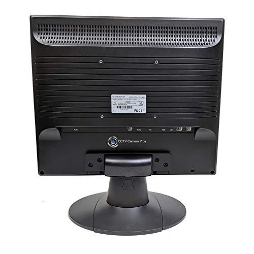 CCTV Camera Pros CCTV Camera Pros MON-LCD-17BNC 17 inch Color LED BNC Surveillance Monitor | Looping BNC Output for HD Security Cameras | AHD HD-TVI HDCVI CVBS Input | 2MP / 1080p HDMI VGA | VESA 75 Mount Compliant
