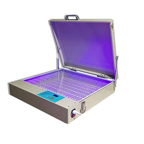 H-E H-E 220V/110V 20\" x 24\" 80W LED UV Exposure Unit Tabletop Precise Screen Printing Exposure Equipment for Plate-Making (220V)
