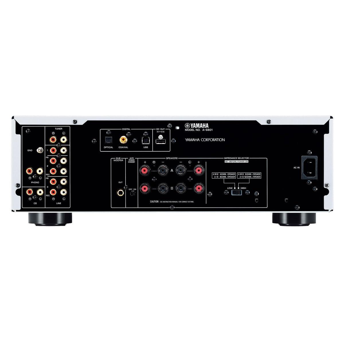 Yamaha Audio Yamaha A-S801SL Natural Sound Integrated Stereo Amplifier (Silver)