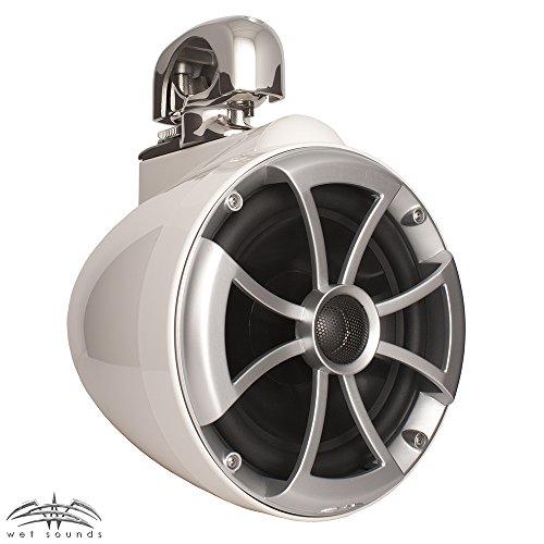 wet sounds wet sounds Icon 8 W-SC 8" White Marine Tower Speakers Swivel