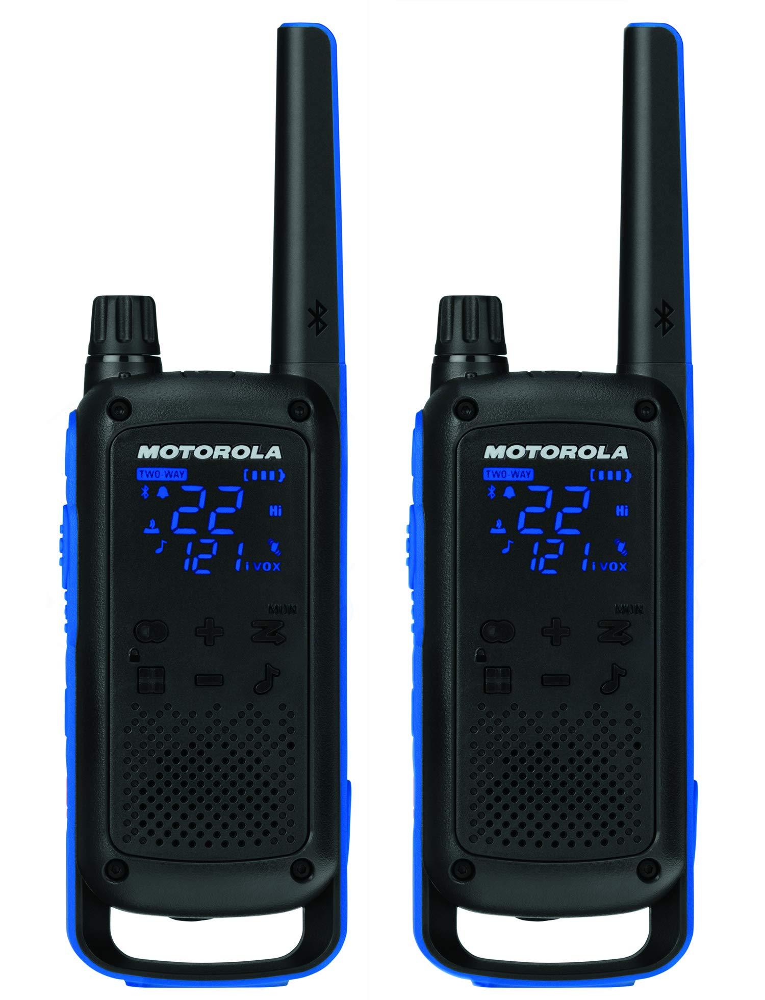 Motorola Solutions Motorola Talkabout T800 Two-Way Radios, 2 Pack, Black/Blue