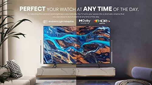 Hisense Hisense ULED 4K Premium 75U6H Quantum Dot QLED Series 75-Inch Smart Google TV, Dolby Vision Atmos, Voice Remote, Compatible with Alexa (2022 Model) Black