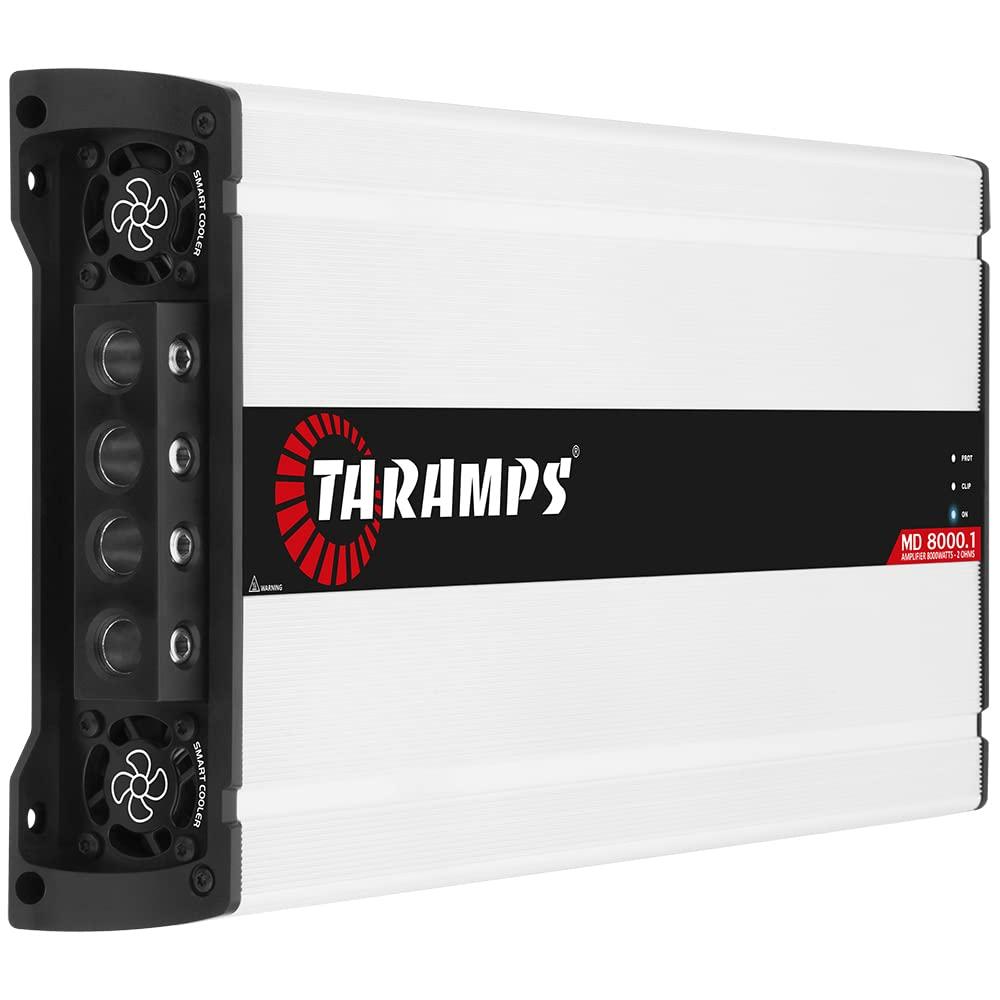 Taramp's Taramps MD 8000.1 Amplifier 2 Ohms 8000 Watts RMS 1 Channel Full Range, Car Audio Monoblock, LED Monitor Indicator Class D, Great for Subwoofer, MD 8k