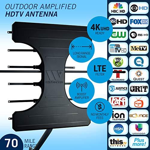 Winegard Winegard Elite Outdoor VHF/UHF HDTV Antenna 70 Mile Range