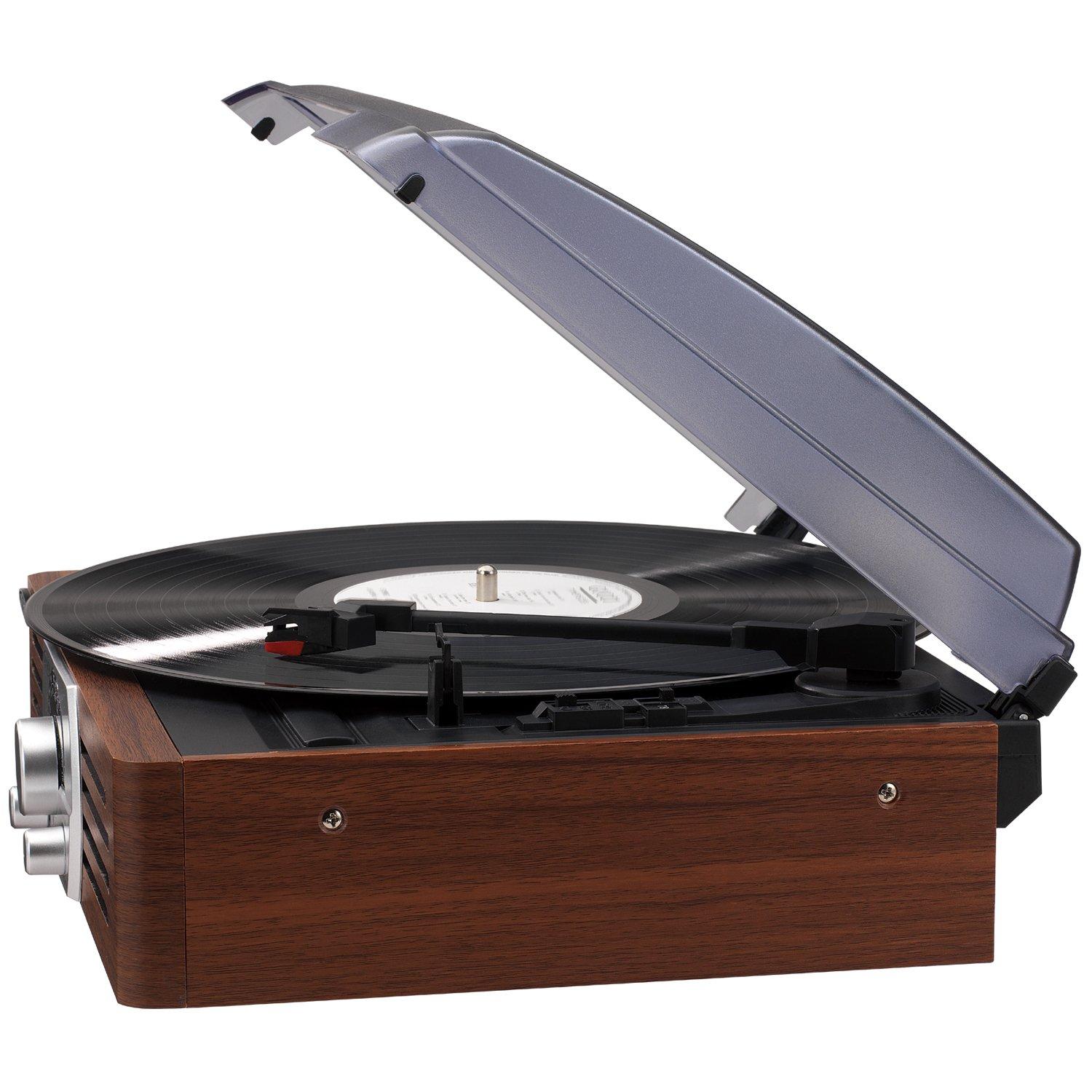 Jensen Jensen JTA-222 3-Speed Turntable, case