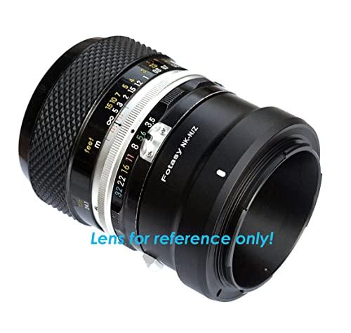 Fotasy Fotasy Nikkor F Mount Lens to Z Mount Adapter, FTZ Mount Adapter, Nikkor F Z Adapter, F to Z Adapter, Compatible with Nikon Z Mount Mirrorless Camera Z 30 Z 50 Z 5 Z 6 Z 7 Z 6II Z 7II z fc Z 9