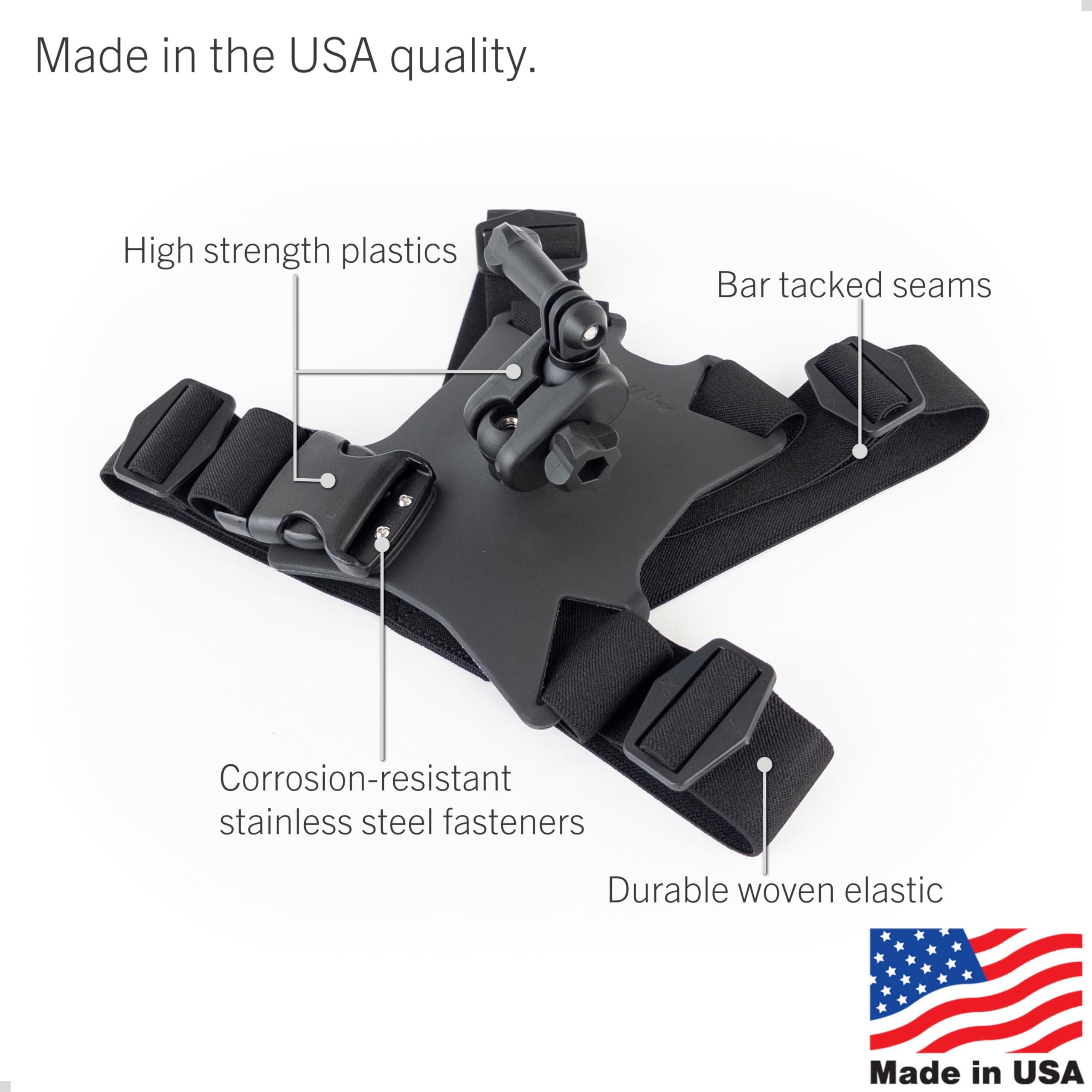 STUNTMAN STUNTMAN High Stability Chest Mount with Ball Joint for Action Cameras - Fits GoPro, DJI Osmo (Action 5 Pro, 4, 3, 2), Insta360 (Ace Pro, Ace, ONE RS, ONE R), and Others