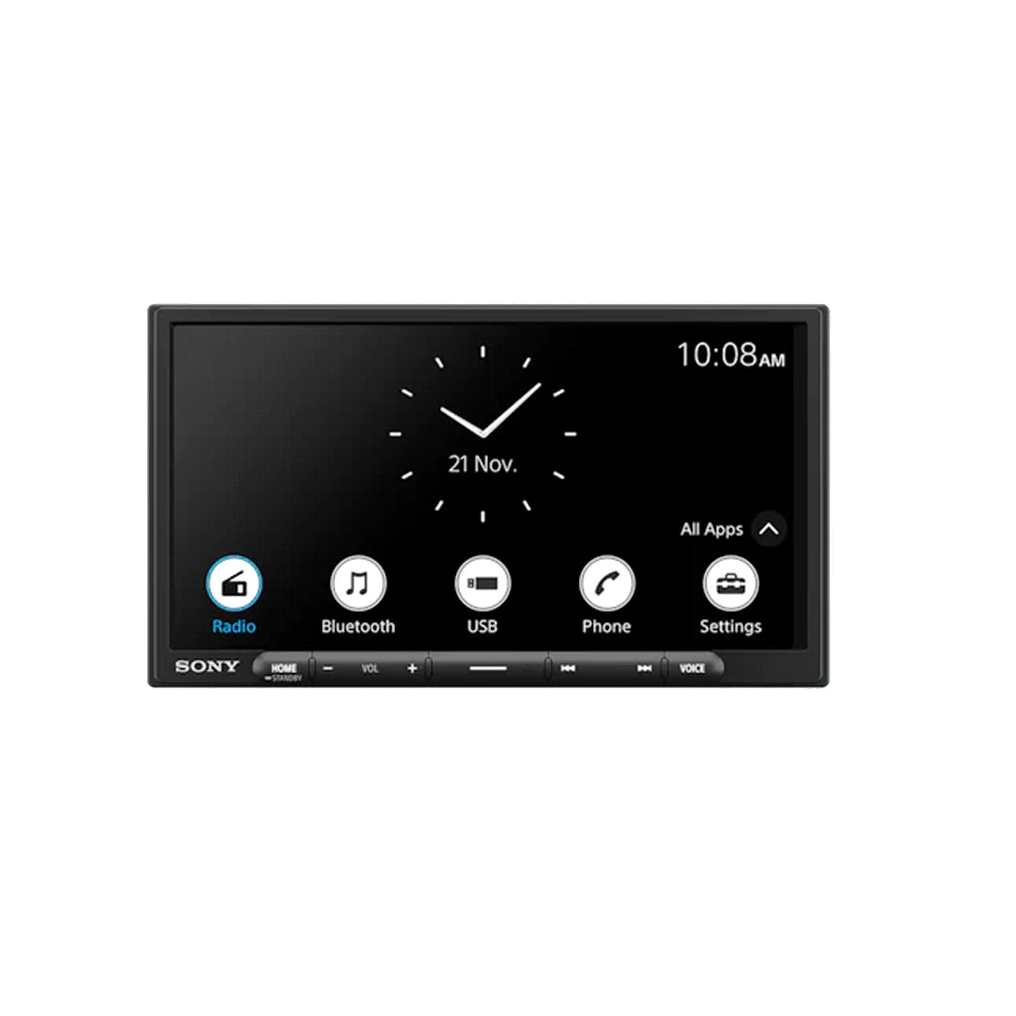 Sony Sony XAV-AX4000 AV Receiver with CarPlay/Android and Maestro, K150 Dash Kit & T-Harness, and ADS-MRR Maestro Universal Radio Replacement and Steering Interface Compatible with 13-14 F150 Trucks with