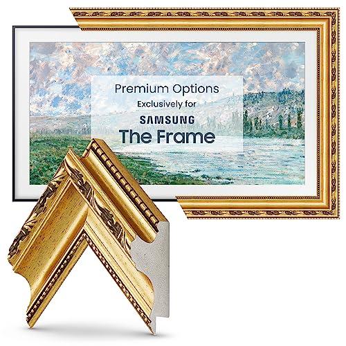 Frame My TV Frame My TV Deco TV Frames - Ornate Gold Smart Frame Compatible ONLY with Samsung The Frame TV (43\", Fits 2021-2024 Frame TV)