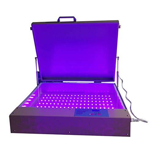 H-E H-E 220V/110V 20\" x 24\" 80W LED UV Exposure Unit Tabletop Precise Screen Printing Exposure Equipment for Plate-Making (220V)