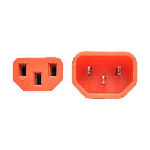 Tripp Lite Tripp Lite Standard Computer Power Extension Cord, 10A, 18 AWG (IEC-320-C14 to IEC-320-C13), Orange, 6 ft. (P004-006-AOR)
