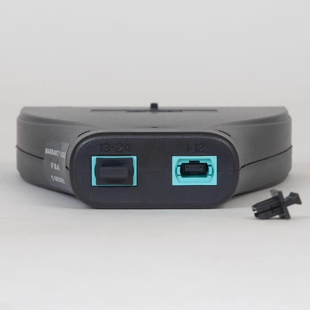 ICC ICC Plug and Play LC-MPO Fiber Optic Cassette with Aqua Multimode Adapters and 24 10G OM3 Fibers