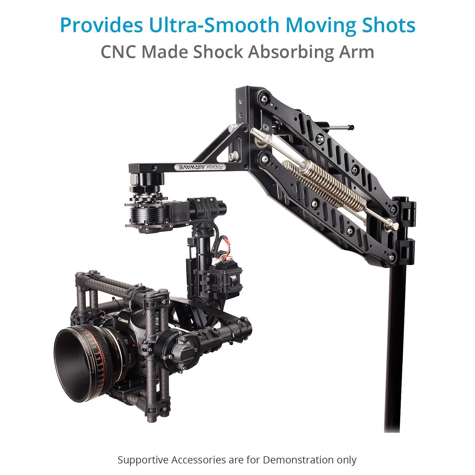 PROAIM PROAIM Air-Wave Camera Vibration Isolator Arm (5-15kg). Micro-Adjustable Springs & Dampers. Mounts on 38 to 50 mm Speed Rail. for 3-Axis Camera Gimbals (VI-252-00)