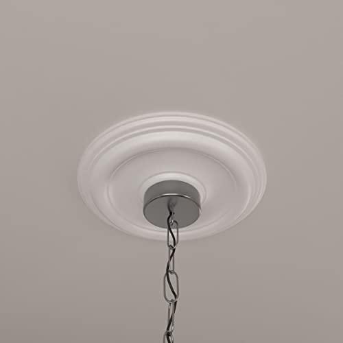Ekena Millwork Ekena Millwork Traditional-CM12TR Ceiling Medallion (Fits Canopies up to 2 3/4"), 12"OD x 1"P, Primed