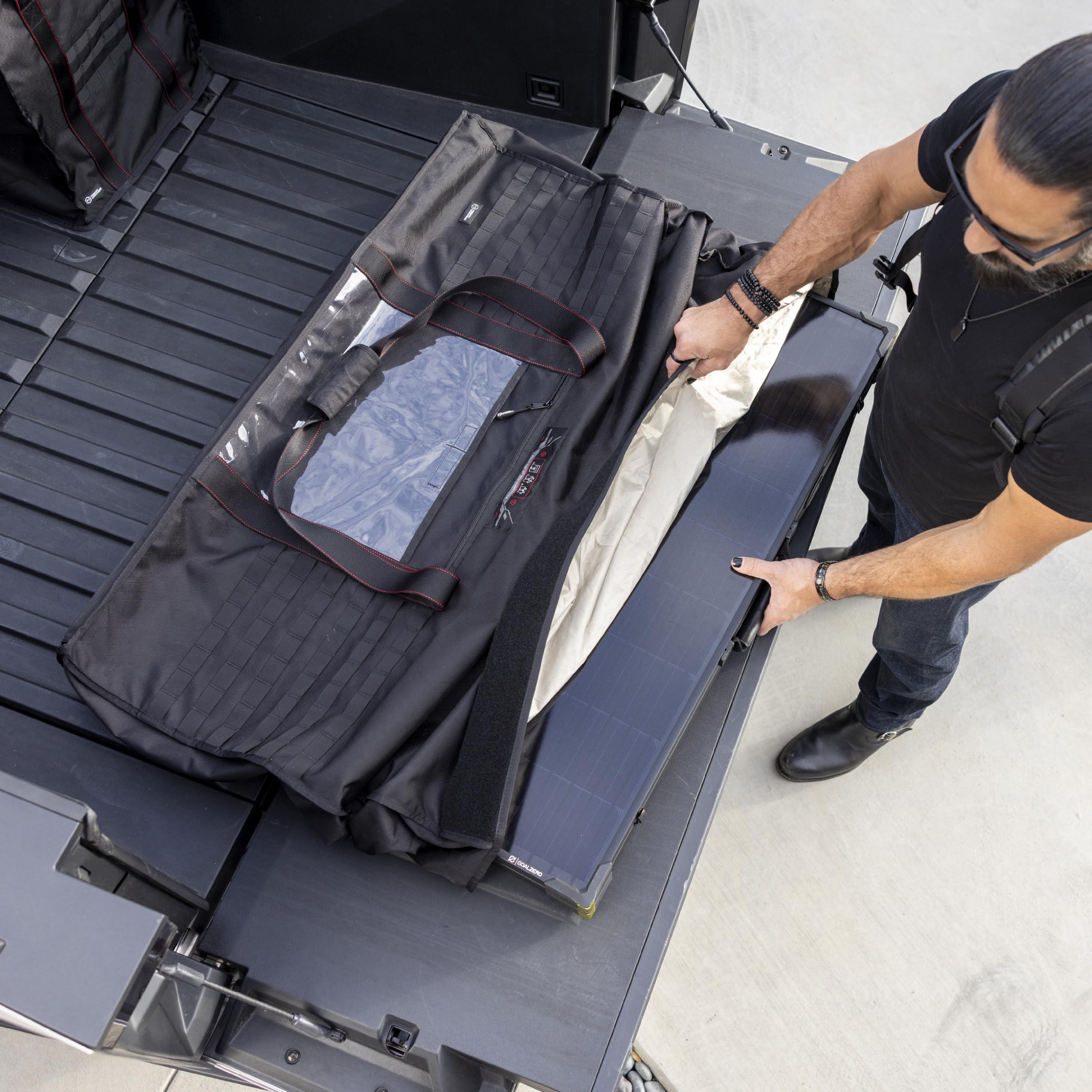 Mission Darkness Mission Darkness Eclipse Faraday Bag for Solar Panels & Extra-Large Electronics // Military-Grade RF Shielding Case Designed for EMP CME Solar Flare Protection, Preppers, and Personal Security