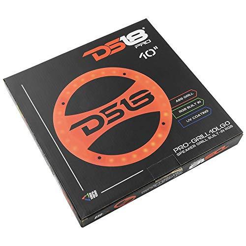 DS18 DS18 PRO-GRILL6LGO Grill Speaker Cover Built in RGB Light - 6-Inch, Uv Coating, Scratch Resistant, Protect and Cover Your Speakers (Single)