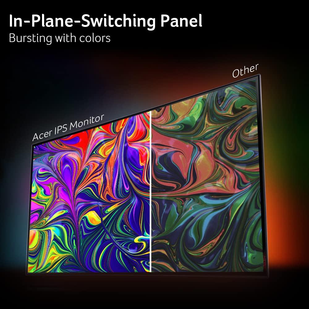 acer Acer KB272 E0bi 27" IPS Full HD (1920 x 1080) Zero-Frame Gaming Office Monitor AMD FreeSync Technology Up to 100Hz Refresh 1ms (VRB) Low Blue Light Tilt HDMI & VGA Ports