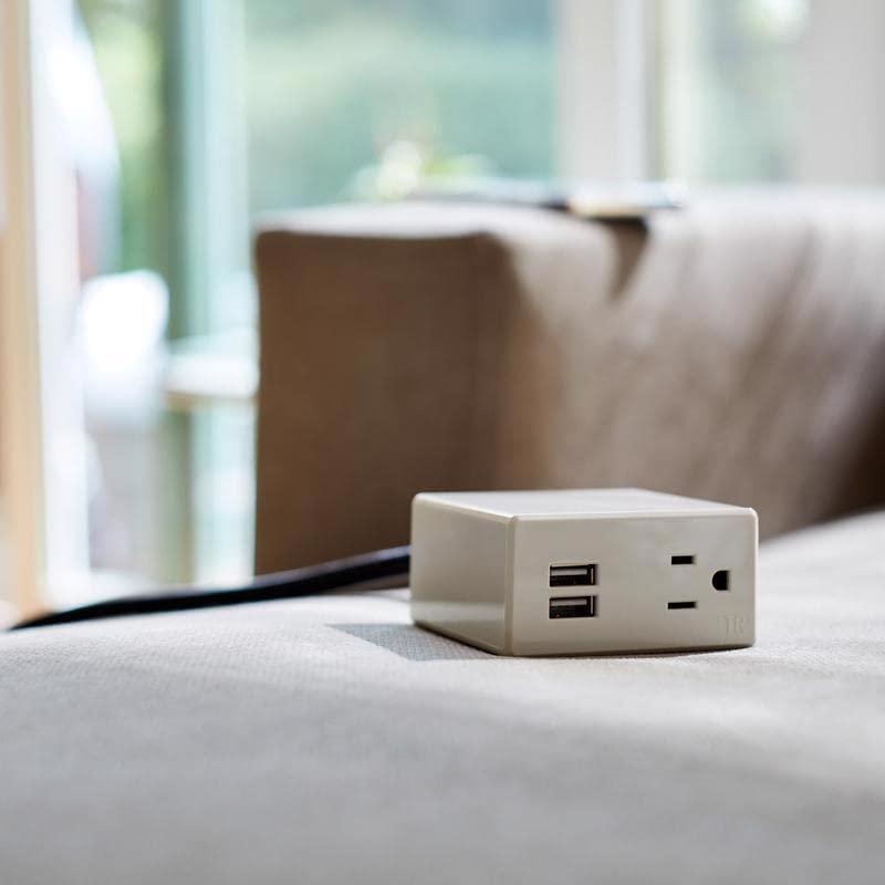 Charg Charg Power HUB 2OUT 2USB WH