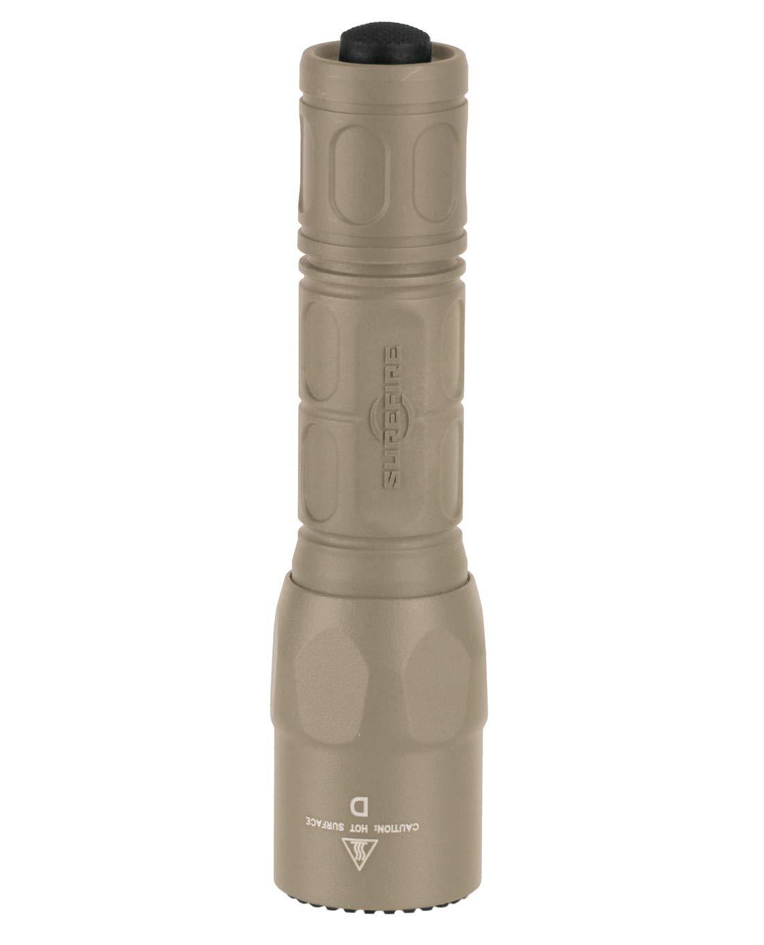 SureFire SureFire G2X Pro Dual-Output LED Flashlight with click switch, Desert Tan, Small