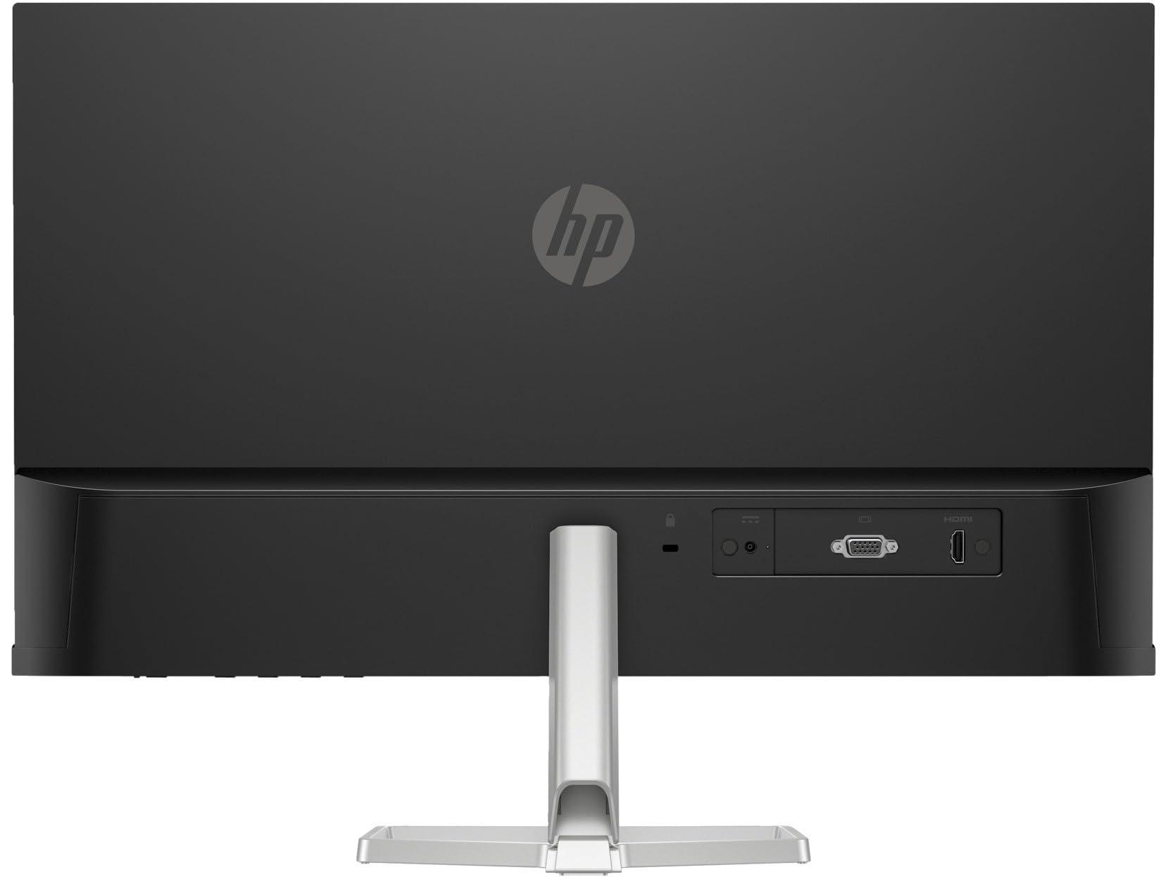 HP HP 24" 100Hz 300 nits IPS FHD (1920x1080) Monitor (Replaces M24f) w/Docztorm Hub USB Port Expander, Flicker-Free, Adjustable Tilt, 1x HDMI 1.4, 1x VGA, Black/Silver (2025 Latest Model) (2-Pack)