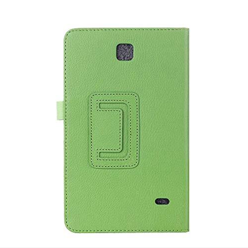 BSTLY Tablet Case for Samsung Galaxy Tab4 7.0 T230 Leather case Litchi Pattern Bracket Tablet Computer case T231 Protective Cover Purple Applicable to T230/T231/T235