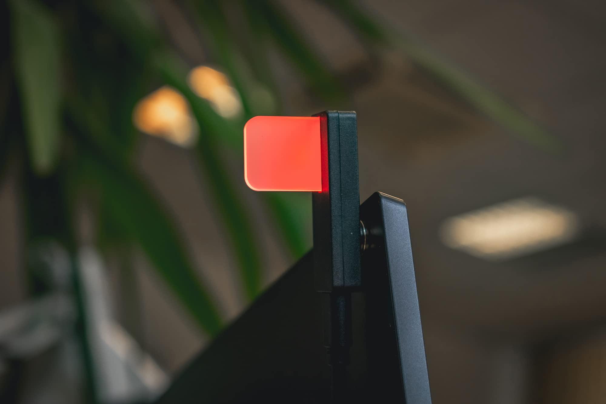 LUXAFOR Luxafor Flag LED USB Busy Light Indicator Black Luxafor Flag LED Availability Indicator That Eliminates Workspace Distractions and Boosts Productivity (59 inch Cable (USB))