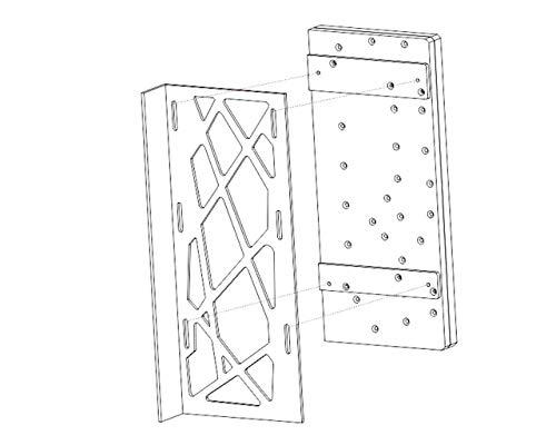 PrimoChill Bykski Distro Plate - Tiny Whale G1 - PMMA w/ 5v Addressable RGB (RBW) (RGV-TL-G1)