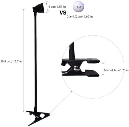 CeSunlight CeSunlight Clamp Desk Lamp, Clip on Reading Light, 3000-6500K Adjustable Color Temperature, 6 Illumination Modes, 10 Led Beads (Black)