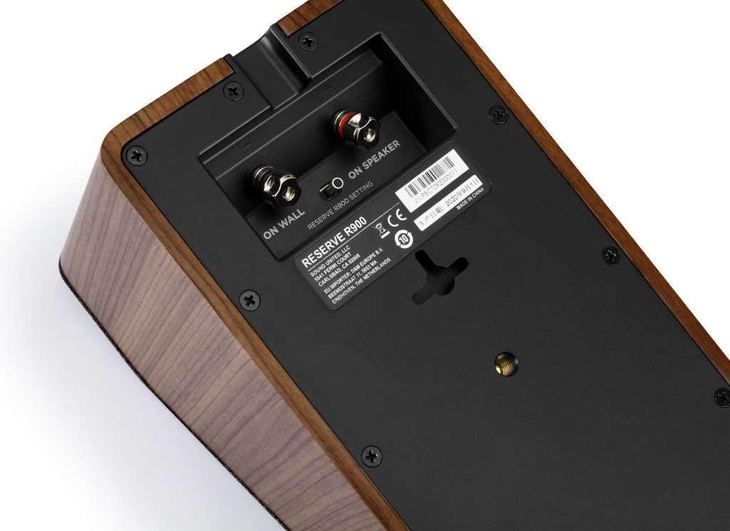 Polk Audio Polk Audio Reserve R900 Height Module Speaker for 3D, Multidimensional Sound 1\" Pinnacle Ring Tweeter & 4\" Turbine Cone Woofer Hi-Res Certified Dolby Atmos & IMAX Enhanced Wall Mountable Walnut Brown