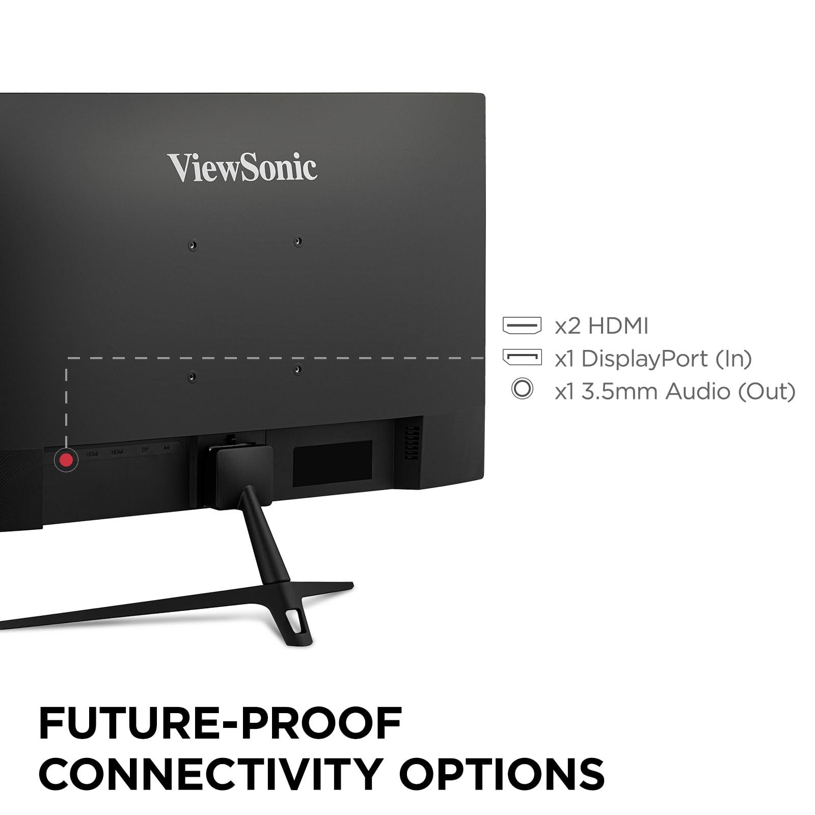 ViewSonic ViewSonic VX2428A 24 Inch 1080p 0.5ms 180Hz IPS Gaming Monitor with FreeSync, HDMI 1.4, and DisplayPort Inputs