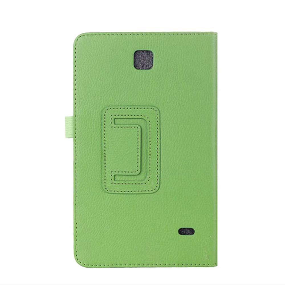 BSTLY Tablet Case for Samsung Galaxy Tab4 7.0 T230 Leather case Litchi Pattern Bracket Tablet Computer case T231 Protective Cover Purple Applicable to T230/T231/T235