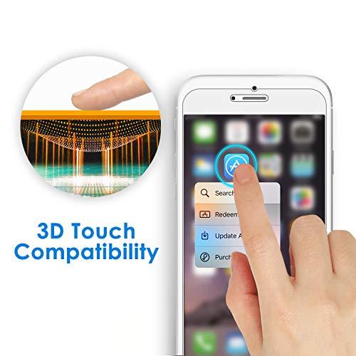 JETech JETech 3-Pack Screen Protector for iPhone 8 Plus, iPhone 7 Plus, iPhone 6s Plus and iPhone 6 Plus, Tempered Glass Film, 5.5-Inch