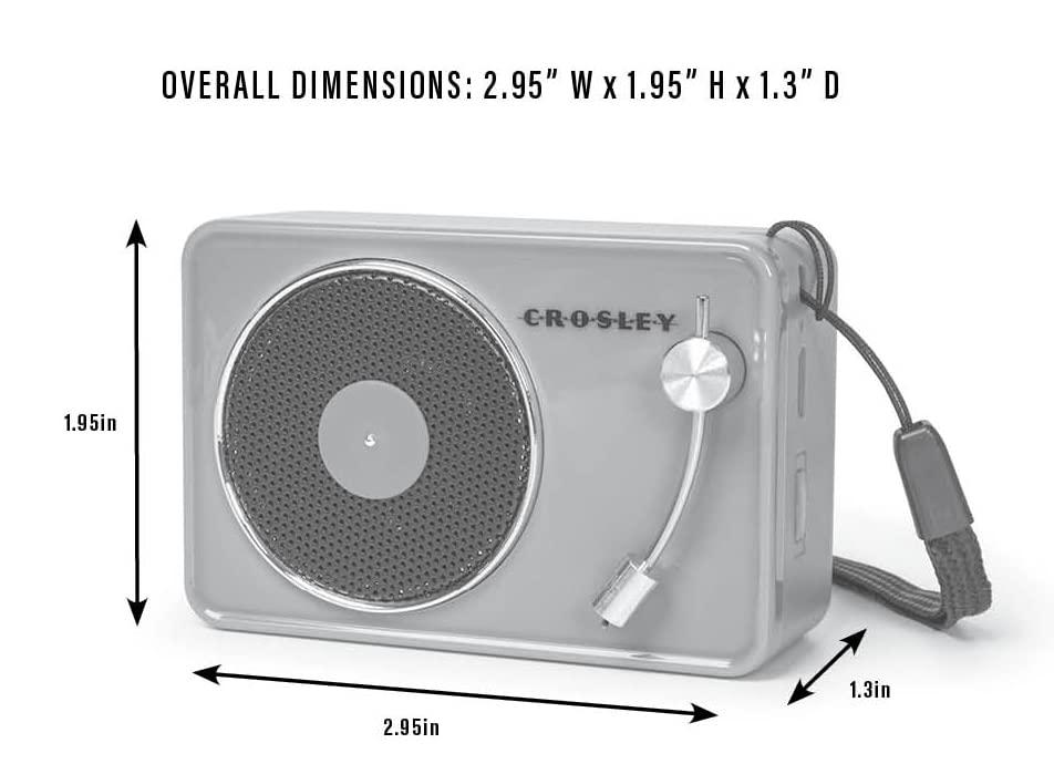 Crosley Crosley CR3029A-TN Portable Mini Turntable Bluetooth Speaker, Tourmaline