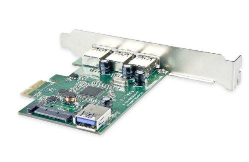 Syba Syba SY-PEX20135 4 Port USB 3.0 PCIe 2.0 x1 Etron Chipset Green