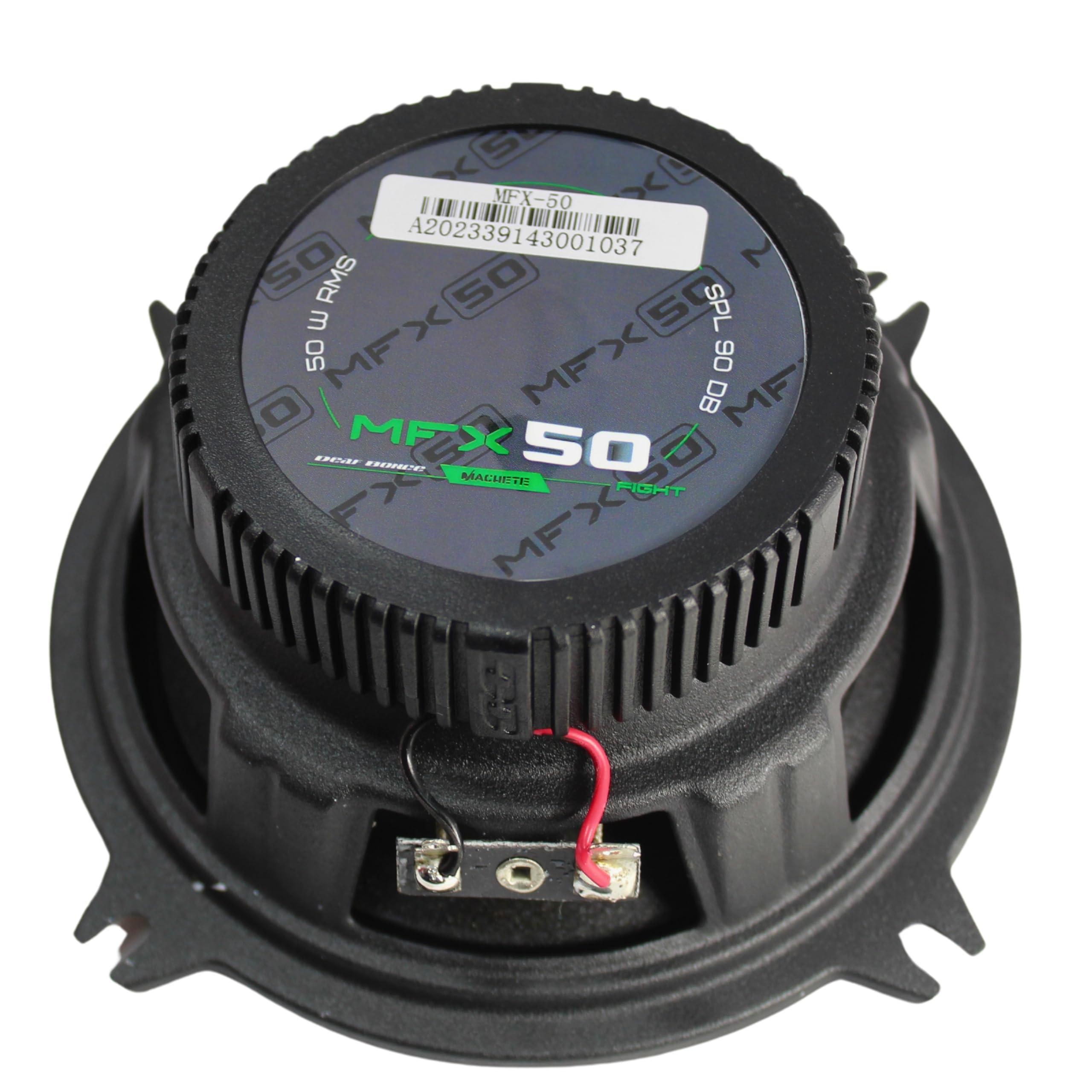 Deaf Bonce Deaf Bonce Machete MFX-50 5.2" 100 Watts Max Power 4 Ohm Coaxial Speakers