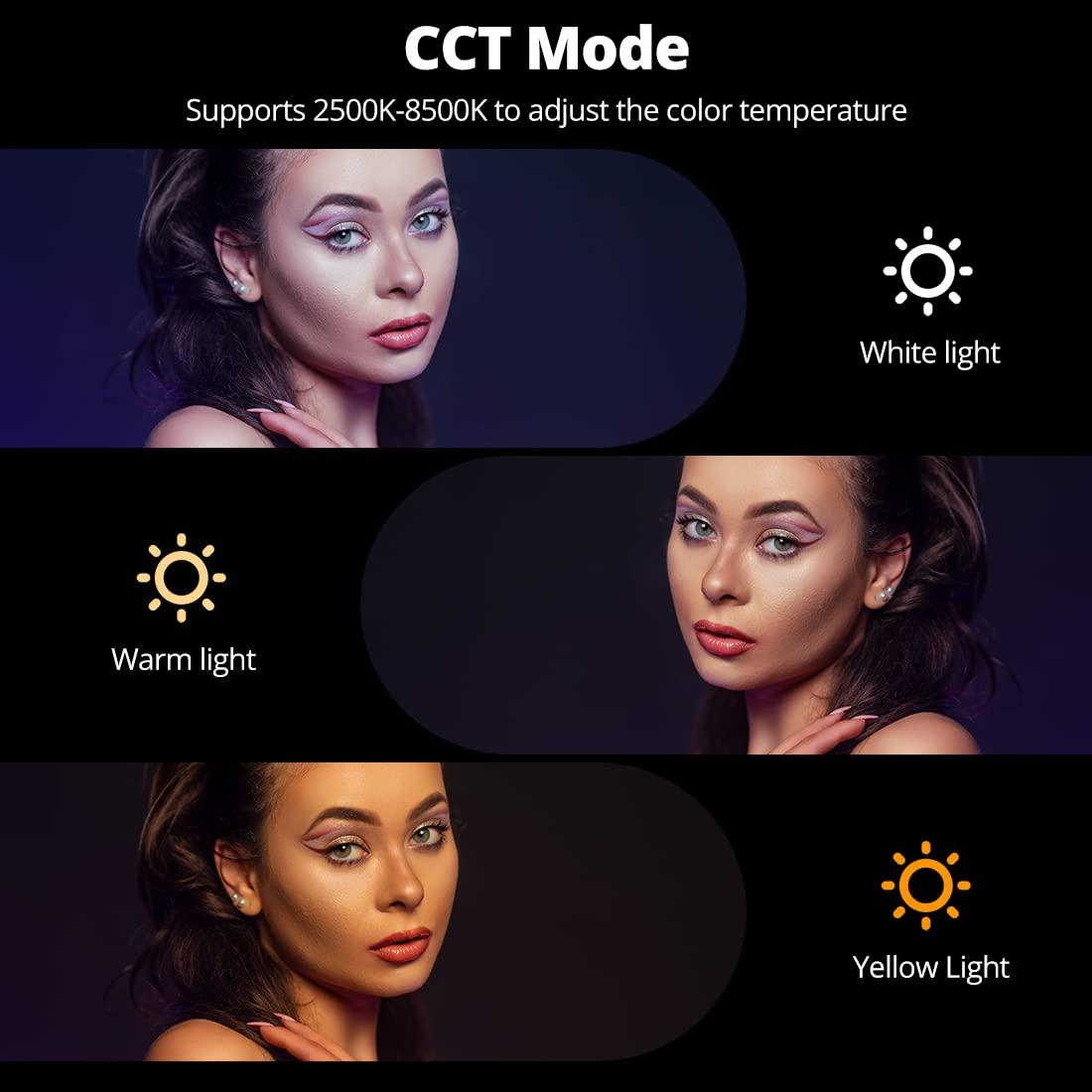 AMBITFUL AMBITFUL A2 Full-Color RGB Tube Light, CRI 95 TLCI 97 Accurate Color,2500k-8500K Adjustable,RGB CCT HSI Mode, 29 Fx Light Effect,APP Control Support, Brightness Adjustable(A2+SA-25 Grid Softbox)