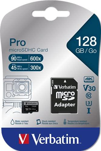 Verbatim Verbatim Micro SDXC Card PRO UHS-3 128GB Class 10