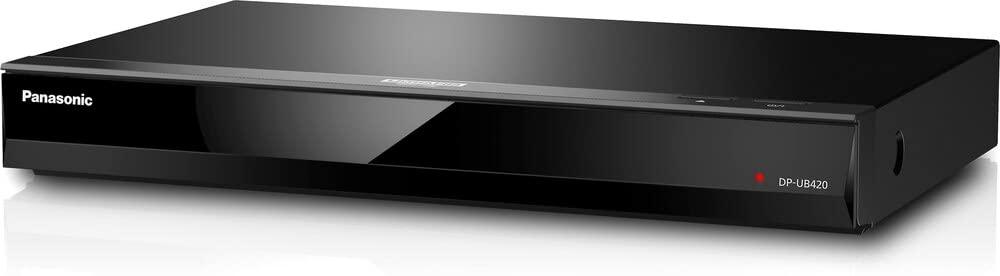 Panasonic Panasonic Streaming 4K Blu Ray Player, Ultra HD Premium Video Playback with Hi-Res Audio, Voice Assist - DP-UB420-K (Black)