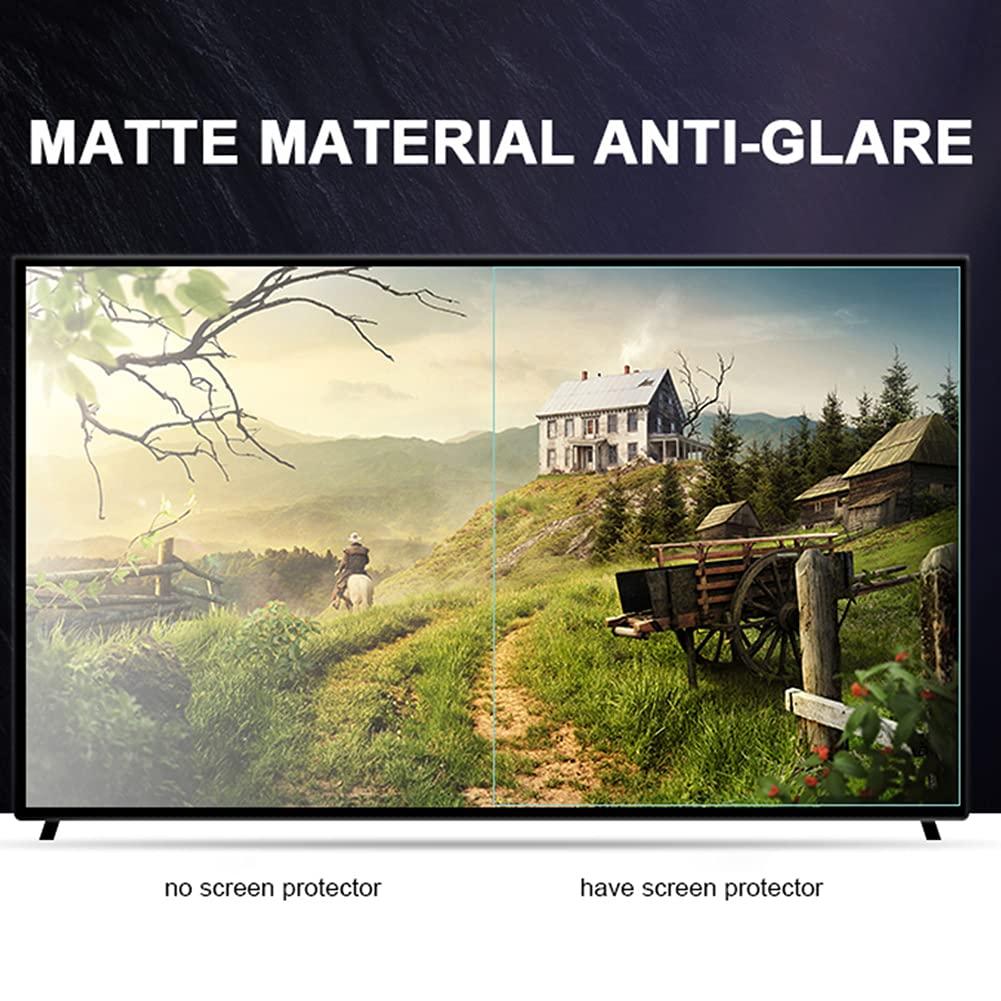 AIZYR 75-85 inch TV Screen Protectors Matte Anti Glare/Anti Blue Light/Anti Scratch Film Filter for TCL/Samsung/Toshiba/Sony/LG/Hisense and Curved Monitor,75inch 1645x930mm