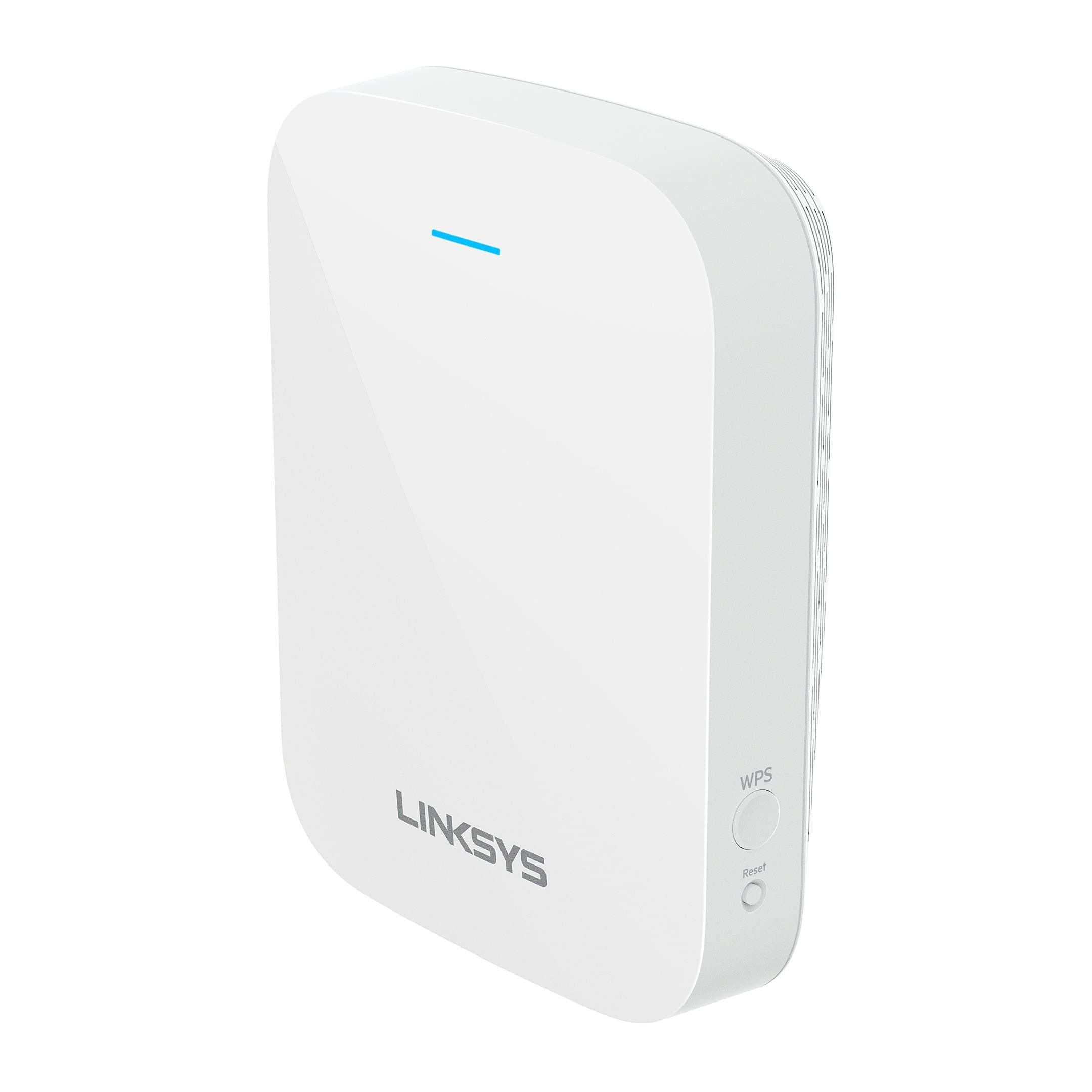 Linksys Linksys WiFi Extender, WiFi 6 Range Booster, Dual-Band Booster, Internet Repeater, 2,000 Sq. ft Coverage, Speeds up to (AX1800) 1.8Gbps - RE7310
