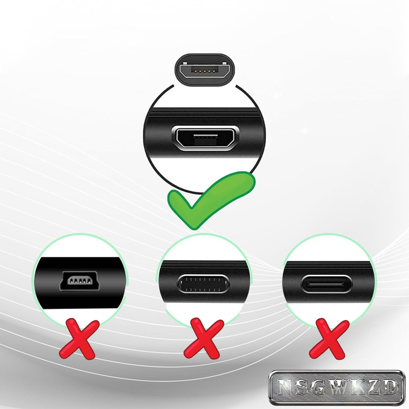 NSGWKZD Charger Compatible with Beats Solo 3 by Dre Studio Wireless Headphone, Pill Speaker Charging Cord Cable Micro USB