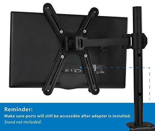 Mount-It! Mount-It! VESA Mount Adapter Mounting Kit for Non-VESA HP ACER Samsung DELL Asus Monitors 13 to 27 Inch LCD LED Screens, VESA 75 and 100 Compatible