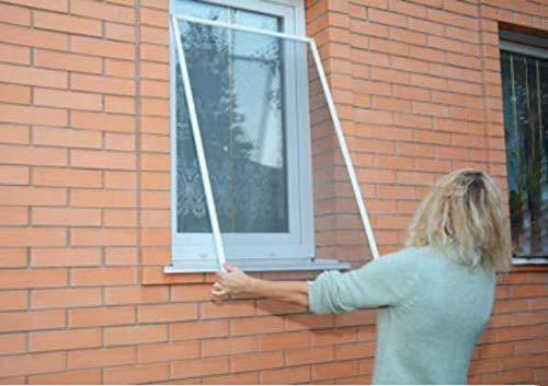 USA WindowScreens Window Screens Pre-Framed, Ready to Hang - Home Replacement Window Screens - Custom Sizes, Colors & Options - Frame Color: (White), Material Type: (Fiberglass Screen - Gray)